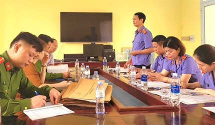 Viện KSND huyện Mỹ Đức trực tiếp kiểm sát việc thi hành án treo, cải...